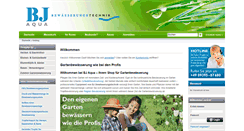 Desktop Screenshot of bj-aqua.de